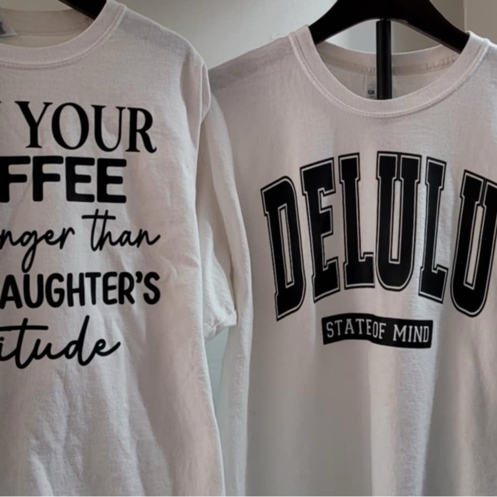 White Graphic Kids T-Shirt